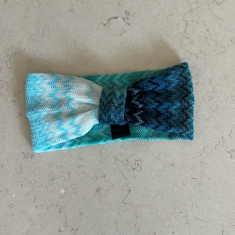Missoni Green and Blue Headband